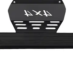 GENERICO - PARRILLA PARA VEHÍCULO AERODINAMICA COLOR NEGRO CON DETALLE PLOMO DE 160CM