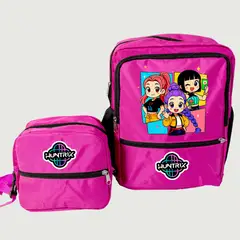 GENERICO - Mochila Portalaptop Escolar Fucsia Huntrix Model 001