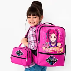GENERICO - Mochila Portalaptop Escolar Fucsia Huntrix Model 003