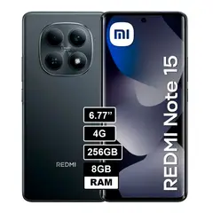 XIAOMI - CELULAR REDMI NOTE 15 4G 8GB 256GB NEGRO