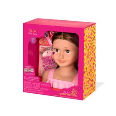 OUR GENERATION - Cabeza de muñeca para peinar Talia con accesorios