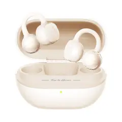SOUNDPEATS - Audífono Soundpeats Pop Clip Beige 30h ANC IPX4