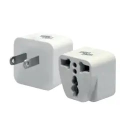 HOME LIGHT - Adaptador Multiple Plano Home Light Color Blanco 10A