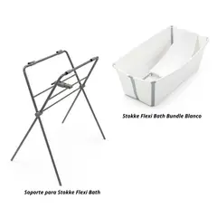 STOKKE - PACK SOPORTE DE PIE + FLEXI BATH BUNDLE + NEWBORN SUPPORT STOKKE