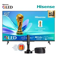 Hisense - Televisor Hisense 50 QLED FHD 50Q4SV + Antena Digital