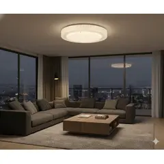 EXTRALED - Panel LED Decorativo Laponta 48W Rosca E27 27cm -3 Colores de Luz