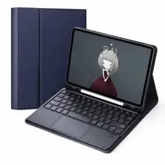 GENERICO - FUNDA CON TECLADO + TOUCHPAD SAMSUNG TAB S10 NUEVO AZUL