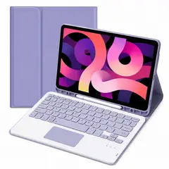 GENERICO - FUNDA CON TECLADO + TOUCHPAD SAMSUNG TAB S10 FE PLUS 13.1 LILA