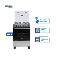 AGHASO - Cocina de pie Aghaso 4 Hornillas - COC-AGH09
