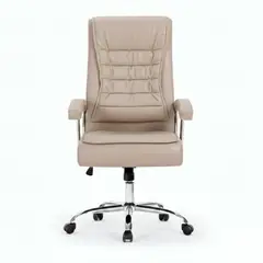 GENERICO - Silla Presidencial Haven Shiny Ergonómica 360° Beige