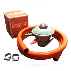 GASPER - Válvula Y Manguera Regulador Normal Cocina A Gas