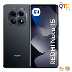 XIAOMI - Redmi Note 15 256GB 8GB RAM Negroo – Smartphone Versión US