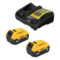 DEWALT - Starter Kit 2 BateríaS 5.0 Ah + Cargador 12V20V Dewalt DCB205-K2