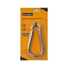 UYUSTOOLS - MOSQUETON BANDOLA MEDIA PULGADA x140mm X 500kg