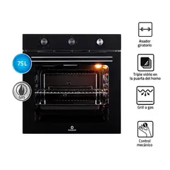 INDURAMA - Horno Empotrable HEI-75NGP 75L