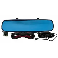 GENERICO - Espejo Retrovisor 4.3 Pulgadas Universal Con Pantalla y Camaras