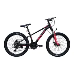 GENERICO - Bicicleta MTB de Aluminio Aro 24 con Suspensión Delantera