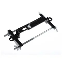 GENERICO - Sujetador De Bateria Para Carro De Aluminio Universal Negro