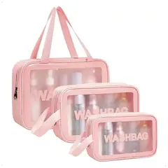 INSPIRA MARKET - Estuches bolsos neceser para viaje Set x3 piezas