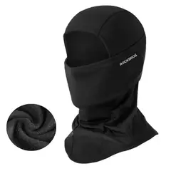 Rockbros - PASAMONTAÑA BUFANDA CALENTADOR OTOÑO INVIERNO BANDANA ROCKBROS NEGRO