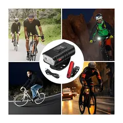 ROHS - LINTERNA LED PARA BICICLETA DE ALTA POTENCIA RECARGABLE