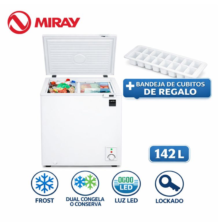 Congeladora Miray CM-143H 142 L