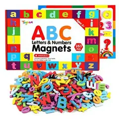 GENERICO - SET DIDÁCTICO DE LETRAS MAGNÉTICAS CON PIZARRA - 253 PCS
