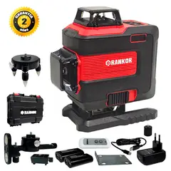 RANKOR - NIVEL LASER 4D VERDE INDUSTRIAL RANKOR RLG16002 16 LINEAS