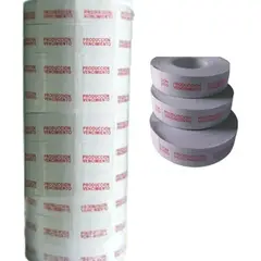 GENERICO - Cono de 10 Rollo de etiquetas para fechadora producción y vencimiento