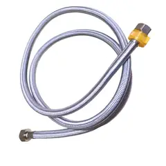 GENERICO - Tubo de Abasto Flexible en Acero Inoxidable (1/2”) – De 80 cm