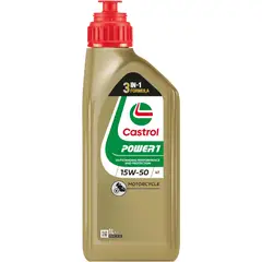 CASTROL - Aceite de Motor Motocicleta Power1 4T 15-50W 1LT