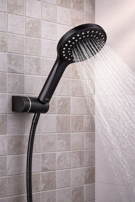 DUCHA TELEFONO NEGRO MATE