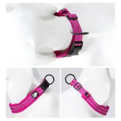 TRUELOVE - Collar Perro Transpirable TRUELOVE Mesh Padded Fucsia M