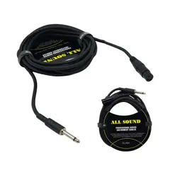 ALL SOUND - Cable De Audio Para Microfono XLR-PLUG CL-PG1-NG