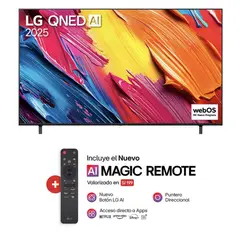 LG - Televisor 55'' UHD 4K QNED WebOS 55QNED70ASA 2025