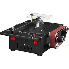 QUICK - Mini Sierra Mesa Herramientas Banco Y Lijadora De Banda