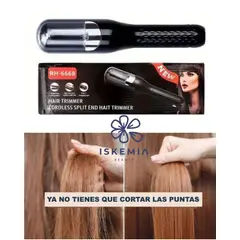 GENERICO - MÁQUINA QUITA HORQUILLA Cortadora de puntas abiertas de cabello Inalámbrica en NEGRO