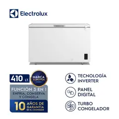 Electrolux - Congelador Horizontal Electrolux 410L Inverter con Función Turbo EFH42S5P5AW