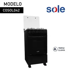 Sole - Cocina De Pie GLP 50Cm 4 Hornillas – COSOL042