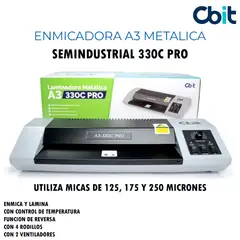 CBI - Enmicadora Laminadora A3 Cbit Metalica Semindustrial 330C PRO