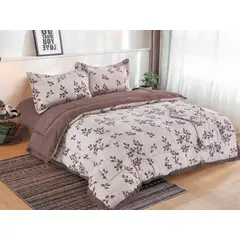MINGDA - Set de Edredón de 5 Piezas + Set Sabanas + Fundas 100% Calidad