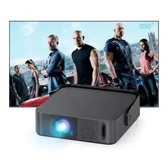 OWLENZ - Proyector SD200 Smart Owlenz Android 12 + Ecran Reflectiva 100 Pulgadas Gris