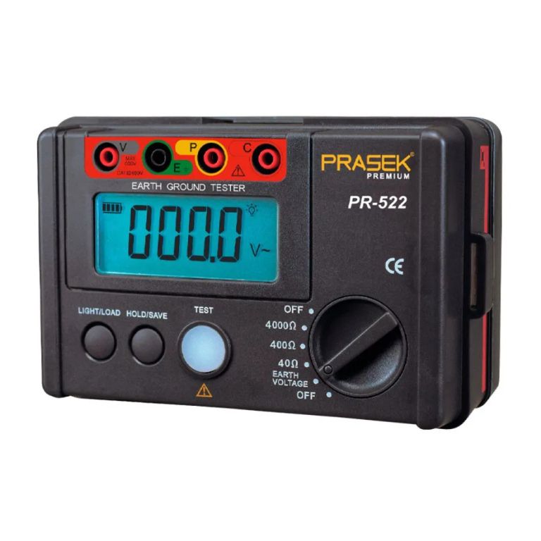 Telurometro digital PRASEK PR-522 4000 OHMIOS