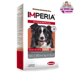 IMPERIA - Antipulgas masticable Imperia para perros de 10 a 20 kg