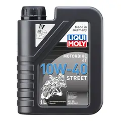 LIQUI MOLY - Aceite de Motor Motocicleta 4T Street 10W-30 1LT