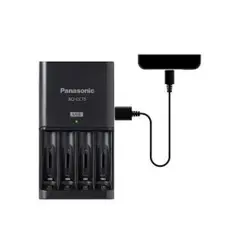 PANASONIC - CARGADOR ENELOOP PRO BQ CC75 CON 4 PILAS AA