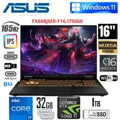 ASUS - Laptop ASUS TUF Gaming  16" WUXGA 165Hz Intel Core i7-14650HX 32GB RAM 1TB SSD RTX 5060 8GB