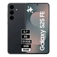 SAMSUNG - S25 FE 5G 8GB 512GB NEGRO.