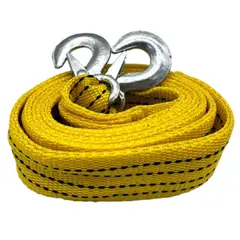 JET - Cuerda De Remolque Resistente 5 Toneladas 4m De Largo Amarillo