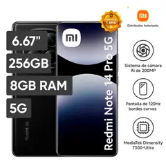 XIAOMI - REDMI NOTE 14 PRO 5G 8RAM 256GB